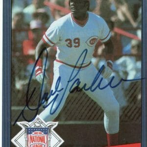 1986 DONRUSS BIG DAVE PARKER REDS SIGNED AUTOGRAPHED #24 W/ COA