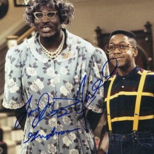 JALEEL WHITE LARRY JOHNSON SIGNED 11X14 PHOTO FAMILY MATTERS AUTOGRAPH BECKETT B