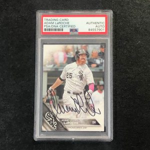2016 Topps Series One #131 Adam LaRoche Signed Card PSA Slabbed Auto White Sox
