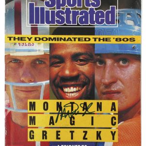 Lakers Magic Johnson Signed 1989 Sports Illustrated Magazine BAS Wit #WP73752
