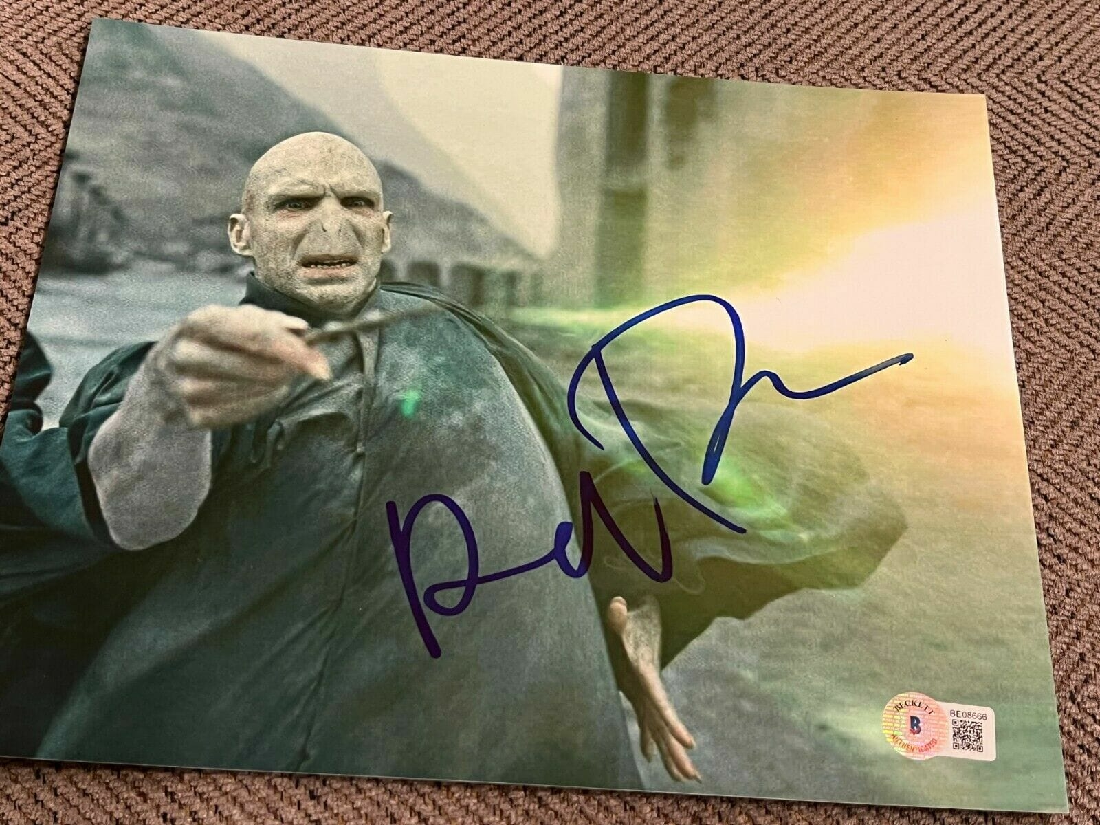 RALPH FIENNES SIGNED AUTOGRAPH 8x10 PHOTO HARRY POTTER VOLDEMORT ...