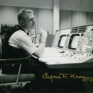 EUGENE GENE KRANZ SIGNED AUTOGRAPH 8X10 PHOTO - NASA APOLLO 13 FLIGHT DIRECTOR
