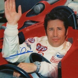 MARIO ANDRETTI SIGNED AUTOGRAPH 8X10 PHOTO - NASCAR, FORMULA ONE RACING ICON!