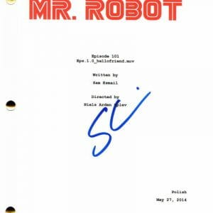 SAM ESMAIL SIGNED AUTOGRAPH MR ROBOT FULL PILOT SCRIPT - STARRING RAMI MALEK
Opens in a new window or tab