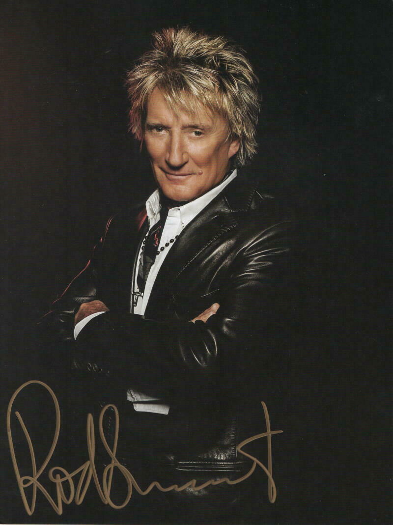 ROD STEWART SIGNED AUTOGRAPH 9X12 PHOTO - A NIGHT ON THE TOWN, ROCK ...