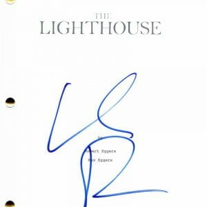 WILLEM DAFOE SIGNED AUTOGRAPH THE LIGHTHOUSE FULL MOVIE SCRIPT ROBERT PATTINSON
