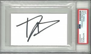 DAVE GROHL SIGNED CUT SIGNATURE PSA DNA 84488896 NIRVANA FOO FIGHTERS
 COLLECTIBLE MEMORABILIA