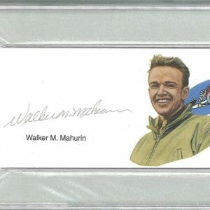 WALKER BUD MAHURIN SIGNED CUT SIGNATURE PSA DNA 84275274 (D) WWII ACE 56TH FG
Opens in a new window or tab