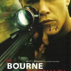 MATT DAMON SIGNED THE BOURNE SUPREMACY MOVIE 11X17 MOVIE POSTER PSA DNA AH27010
Opens in a new window or tab