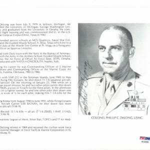 PHILLIP DELONG SIGNED 8X10 (D) PSA DNA AC42265 WWII ACE 13 1/6 KILLS
Opens in a new window or tab