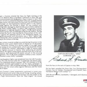 RICHARD CORMIER SIGNED 8X10 (D) PSA DNA AC42226 WWII ACE 8 KILLS
Opens in a new window or tab
