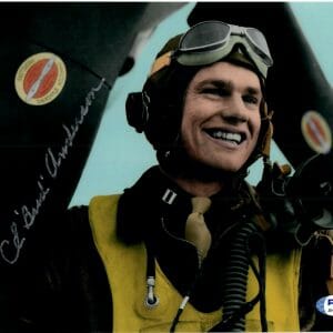 CE BUD ANDERSON SIGNED 8X10 PSA DNA WWII P-51 ACE 16.25 KILLS COLOR IMAGE
Opens in a new window or tab