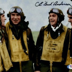 CE BUD ANDERSON SIGNED 8X10 PSA DNA WWII P-51 ACE 16.25 KILLS COLOR ACES IMAGE
Opens in a new window or tab