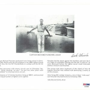 RICHARD FLEISCHER SIGNED 8X10 PSA DNA AC42589 WWII ACE 6 KILLS
Opens in a new window or tab