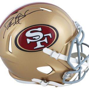 49ers Deion Sanders Authentic Signed Full Size Speed Rep Helmet BAS Witnessed