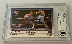 SCOTT OLSON BOXING SIGNED 1991 KAYO #93 CARD AUTOGRAPHED BECKETT SLABBED 2
 COLLECTIBLE MEMORABILIA