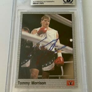 Tommy Morrison Boxing signed 1991 All World #117 Card autographed Beckett
Opens in a new window or tab