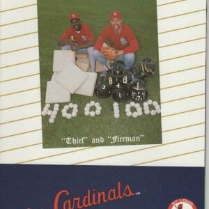 1989 ST. LOUIS CARDINALS YEARBOOK WORRELL VINCE COLEMAN GREAT CONDITION
Opens in a new window or tab