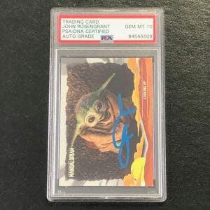 2020 Topps Star Wars #24 John Rosengrant Signed Card AUTO 10 PSA/DNA Encapsulate
Opens in a new window or tab