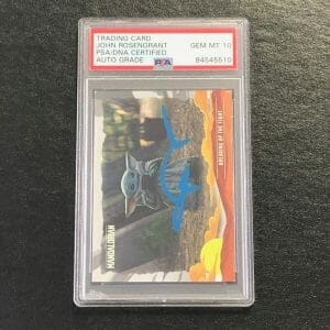 2020 Topps Star Wars The Mandalorian #11 John Rosengrant Signed Card AUTO 10 PSA
Opens in a new window or tab