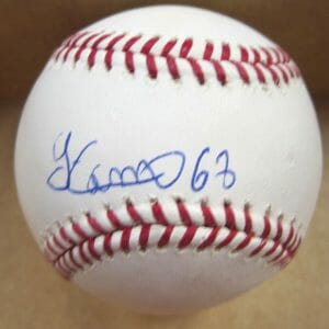 YSMAEL CARMONA LOS ANGELES ANGELS OF ANAHEIM AUTOGRAPHED M.L.BASEBALL W/COA
Opens in a new window or tab