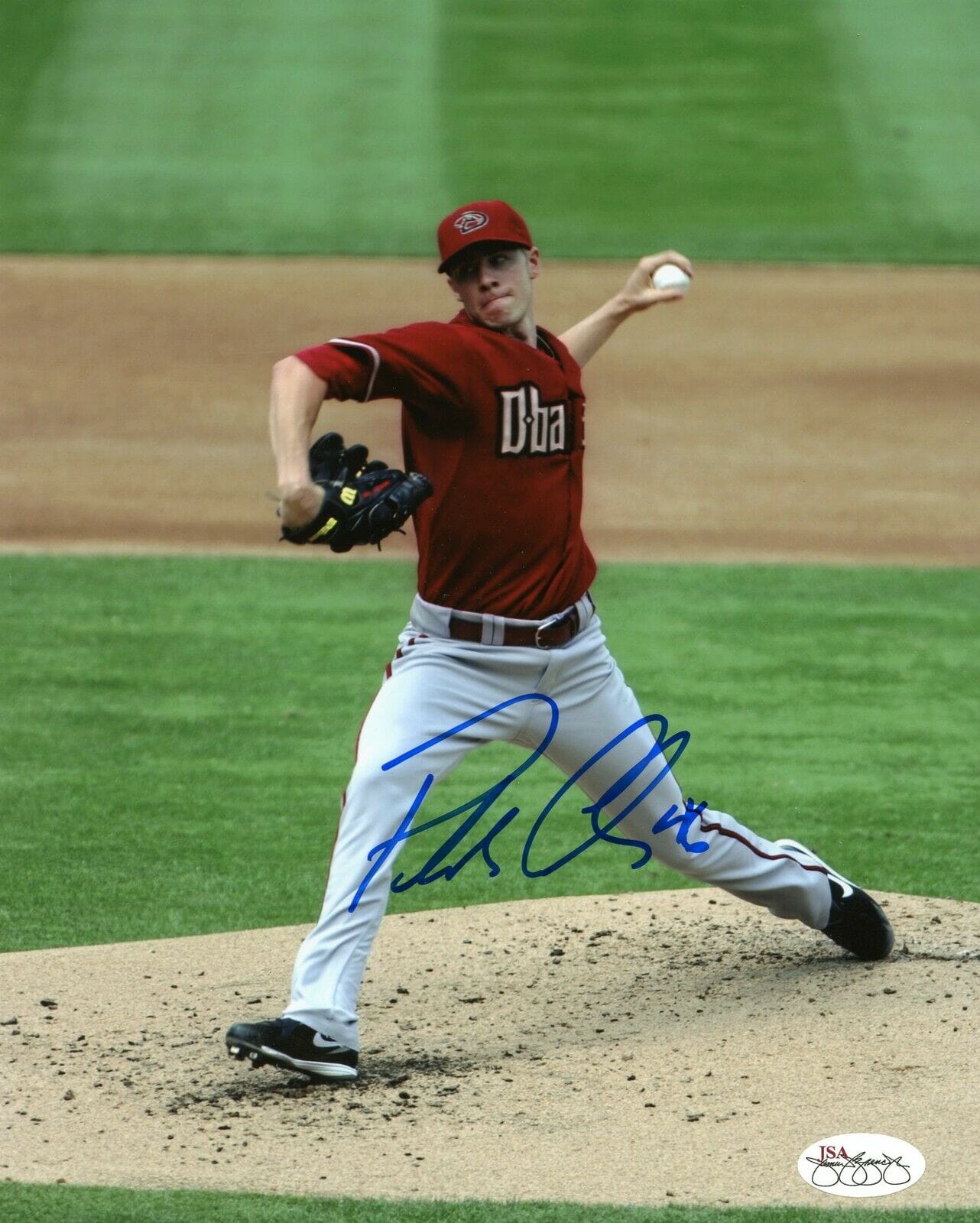 PATRICK CORBIN ARIZONA DIAMONDBACKS 7-0 SIGNED 8X10 JSA STAMP OF ...