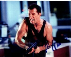 BRUCE WILLIS Signed Autographed 8x10 DIE HARD JOHN MCCLANE Photo