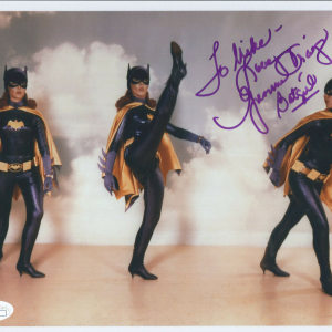 YVONNE CRAIG HAND SIGNED 8x10 COLOR PHOTO SEXY BATGIRL TO MIKE JSA
Opens in a new window or tab