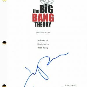 JIM PARSONS SIGNED AUTOGRAPH THE BIG BANG THEORY PILOT SCRIPT - SHELDON COOPER