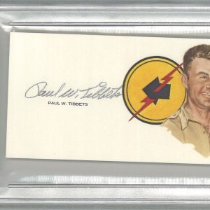 PAUL TIBBETS SIGNED CUT SIGNATURE PSA DNA SLABBED 84146084 (D)
