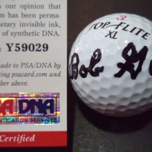 BOB GOALBY MASTERS CHAMP AUTOGRAPHED SIGNED TOP FLITE GOLF BALL PSA/DNA COA A
