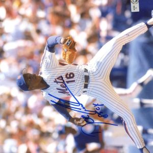 DOC GOODEN NEW YORK METS SIGNED AUTOGRAPHED 85 CY MLB HOLOGRAM PITCHING