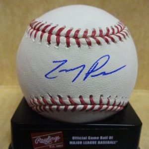 ZACH PHILLIPS ORIOLES/MARLINS/JAPAN SIGNED M.L BASEBALL W/COA
