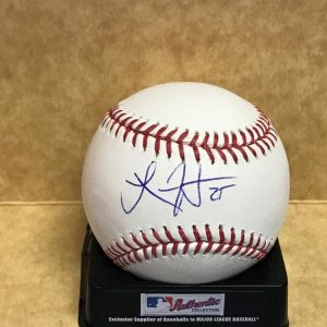 LOGAN HILL PITTSBURGH PIRATES SIGNED M.L. BASEBALL W/COA