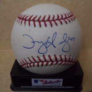 TREY HODGES ATLANTA BRAVES SIGNED AUTOGRAPHED ROMLB ML BASEBALL W/COA