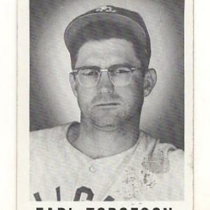 1960 LEAF SPORTS NOVELTIES #122 EARL TORGESON CARD
