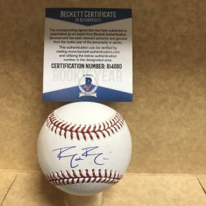 BRYSON BRIGMAN MIAMI MARLINS ROOKIE YEAR SIGNED M.L. BASEBALL BECKETT R14060