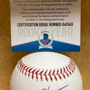 MARIO ZABALA PERFECT GAME FIU ROOKIE YEAR SIGNED M.L. BASEBALL BECKETT R41343