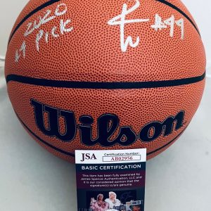 Patrick Williams Chicago Bulls signed NBA Basketball Ball W/ Inscription JSA