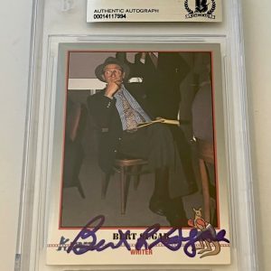 Bert Sugar Boxing signed 1991 Kayo #75 Card autographed Beckett Slabbed #2
