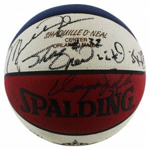 1993 NBA ASG (9) Michael Jordan, O'Neal, Ewing Signed Basketball LE #1/1000 BAS
Opens in a new window or tab