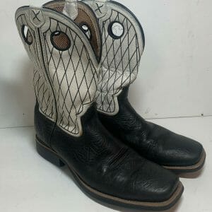 Twisted X Men's 10 D Western Work Boot PULL ON RARE BLACK & WHITE
Opens in a new window or tab