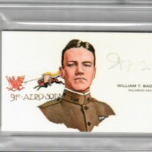 WILLIAM BADHAM SIGNED CUT SIGNATURE PSA DNA SLABBED 84173823 (D) WWI ACE
