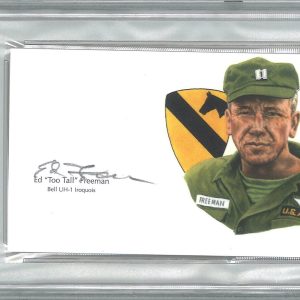 ED FREEMAN SIGNED CUT SIGNATURE PSA DNA 84174107 (D) VIETNAM MOH