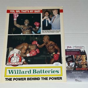 Jacob Matlala Baby Jake signed Magazine Page Boxing Champ autographed JSA