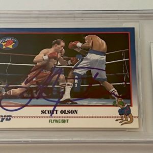 Scott Olson Boxing signed 1991 Kayo #93 Card autographed Beckett Slabbed 2
