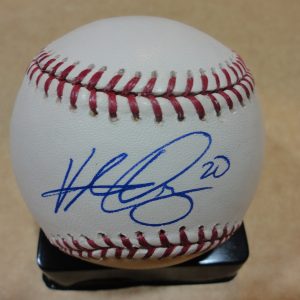 VICTOR DIAZ METS RANGERS SIGNED AUTOGRAPH MAJOR LEAGUE BASEBALL W/COA