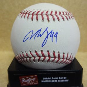 VANCE WORLEY PIRATES/PHILLIES/TWINS SIGNED M.L. BASEBALL W/COA
