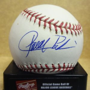 RONNY PAULINO PIRATES/ORIOLES/METS SIGNED M.L. BASEBALL W/COA
