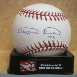 WILKIN RUAN LOS ANGELES DODGERS SIGNED AUTOGRAPHED M.L. BASEBALL W/COA